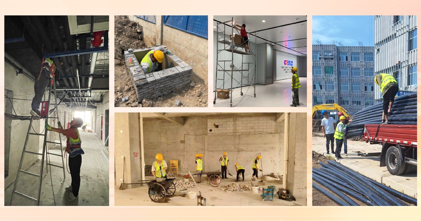 高溫堅守顯擔(dān)當，致敬炎夏中的中安科人